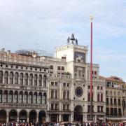 Clock Tower in Saint Mark's Square - Venice